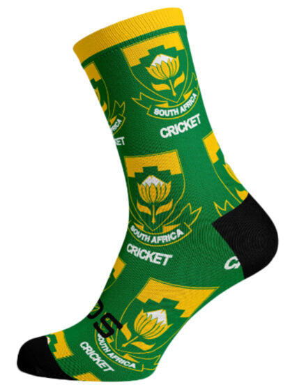 Proteas Cricket Geometric Crew Socks